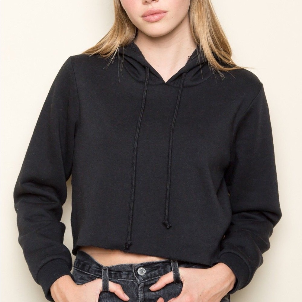 brandy melville cropped hoodie